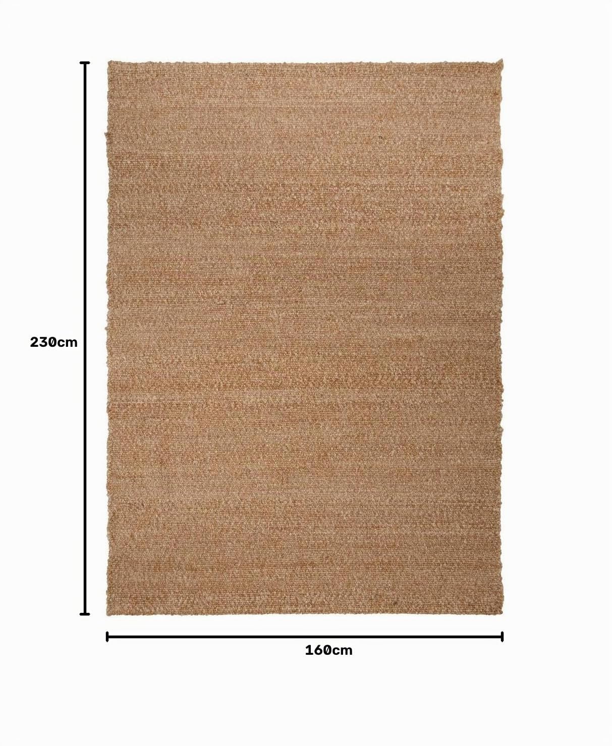 Atmosphera - Tapis Effet Laine volna Camel 230x160cm