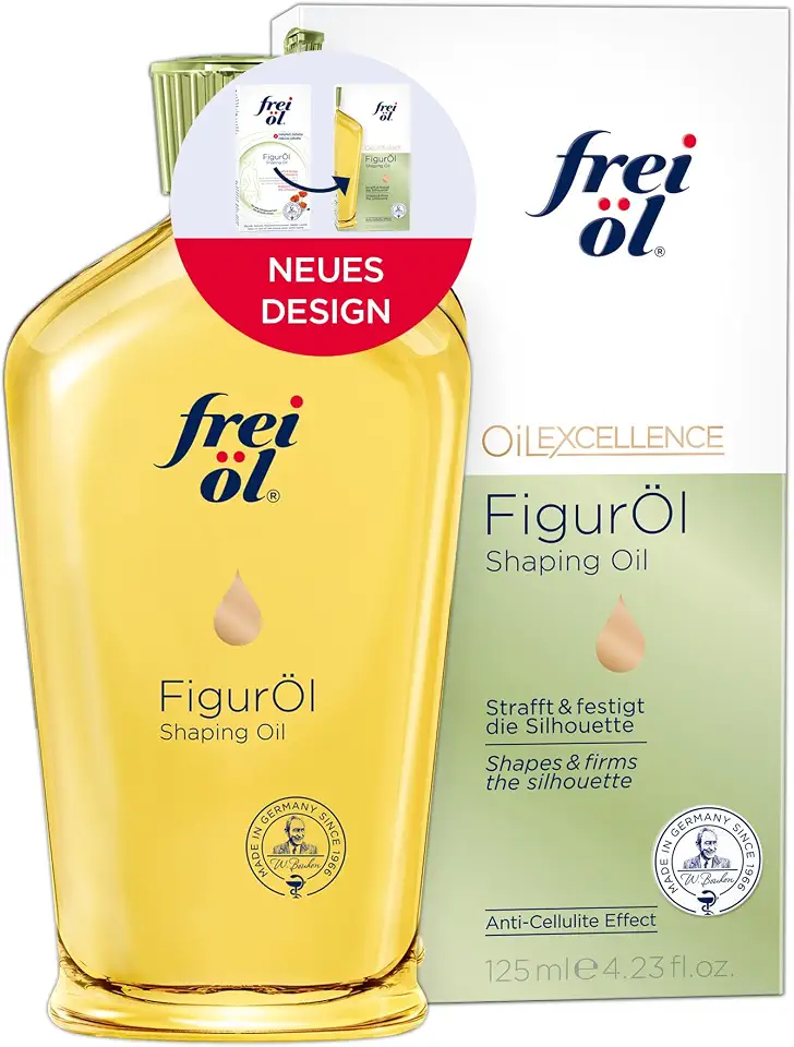 Cellulite bekämpfen: So kann es gelingen! 5 frei öl FigurÖl mit Anti Cellulite Effekt, Körperöl für sensible & alle Hauttypen, strafft und festigt die Haut, Apothekerqualität, vegan, 125 ml