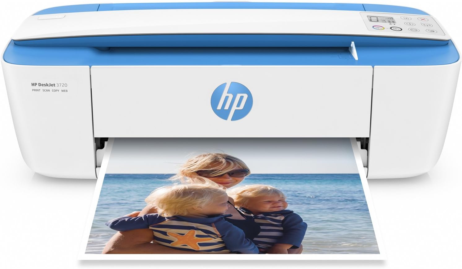 HP DeskJet 3720 AllinOne Printer, One of World's Smallest AllinOne