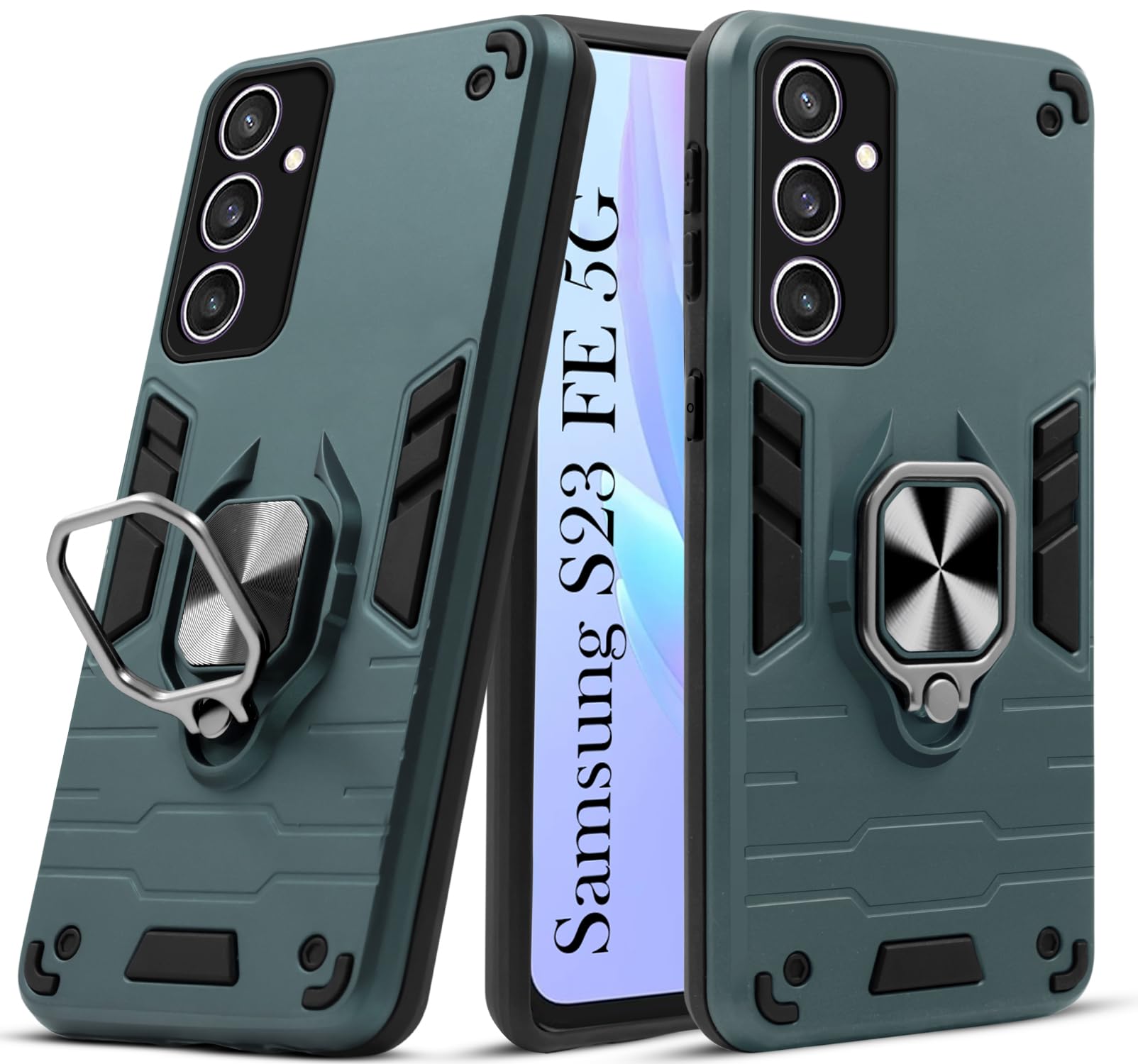 Jkobi Back Cover Case for Samsung Galaxy S23 FE 5G (Shockproof Polycarbonate Dual Layer Hybrid Armor |Robust Green) (B0CQXNG9B3) Amazon Price History, Amazon Price Tracker