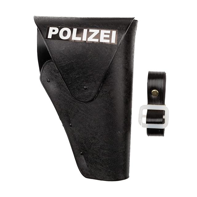 Foto 5 de 6 de Idena 8040007 - Set de policía, pistola, funda y esposas, set de juego, fiesta temática, carnaval