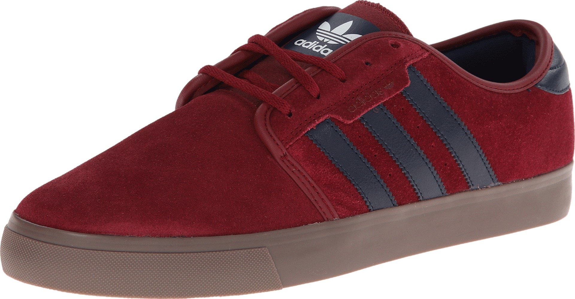 adidas Skateboarding Men's Seeley Cardinal/Collegiate Navy/Gum 2 13.5 D - Medium