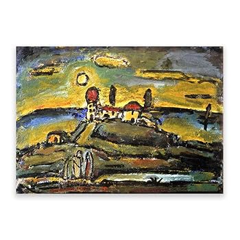 ジョルジュルオー　リトポスター　ムルロ工房刷り　アート　名画 ジョルジュ・ルオー 「女預言者」 | | アトリエ・ブランカ