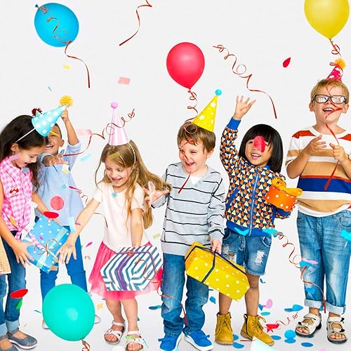 Miniatura 6 de TONIFUL Cinta rizadora roja de 500 yardas, cinta metálica brillante, rollo de cuerda de globos, cinta de envoltura de regalo para decoración de arte