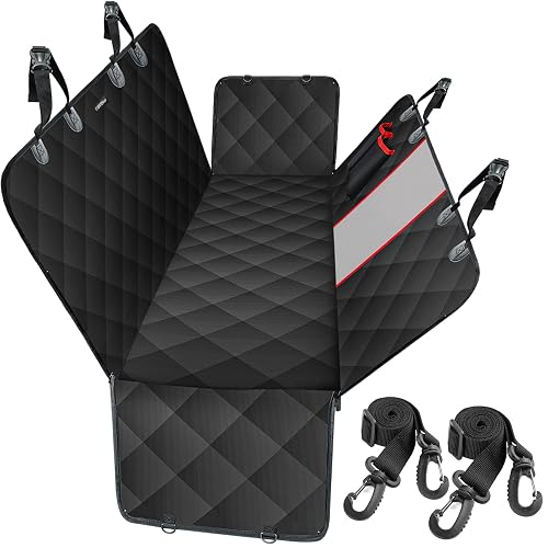 Favoto Funda Perros Coche, Cubierta de Asiento para Mascota Impermeable y Resistente