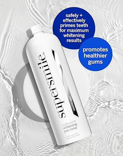 Miniatura 3 de Supersonmile blanqueador de preenjuague, clínicamente formulado, previo al lavado con cepillo, enjuague bucal dental, limpia y blanquea los dientes