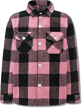 お*わ様 【三つ星タグ】RRL Flannel shirt PINK size: RRL Farrell Double Pocket Shirt Pink Multi at CareOfCarl.com