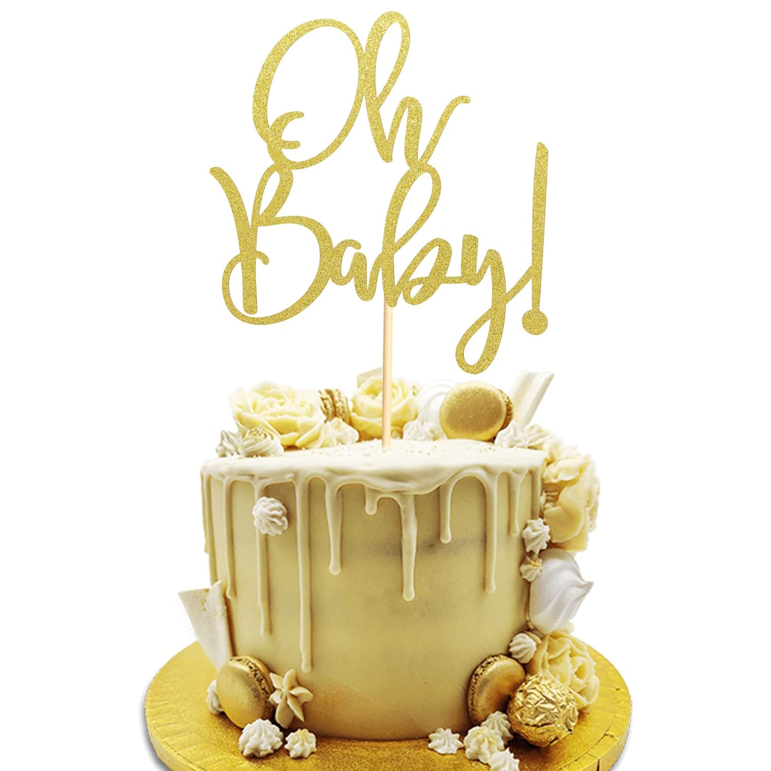 Arthsdite Oh Baby Cake Toppers Baby Shower Cake Picks for