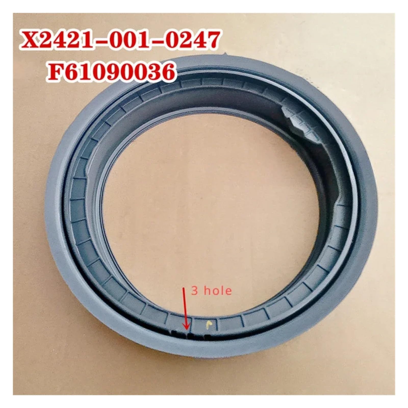Pierścień uszczelniający drzwi do pralki F61090036 Guma uszczelniająca X2421-001-0247 Części pralki