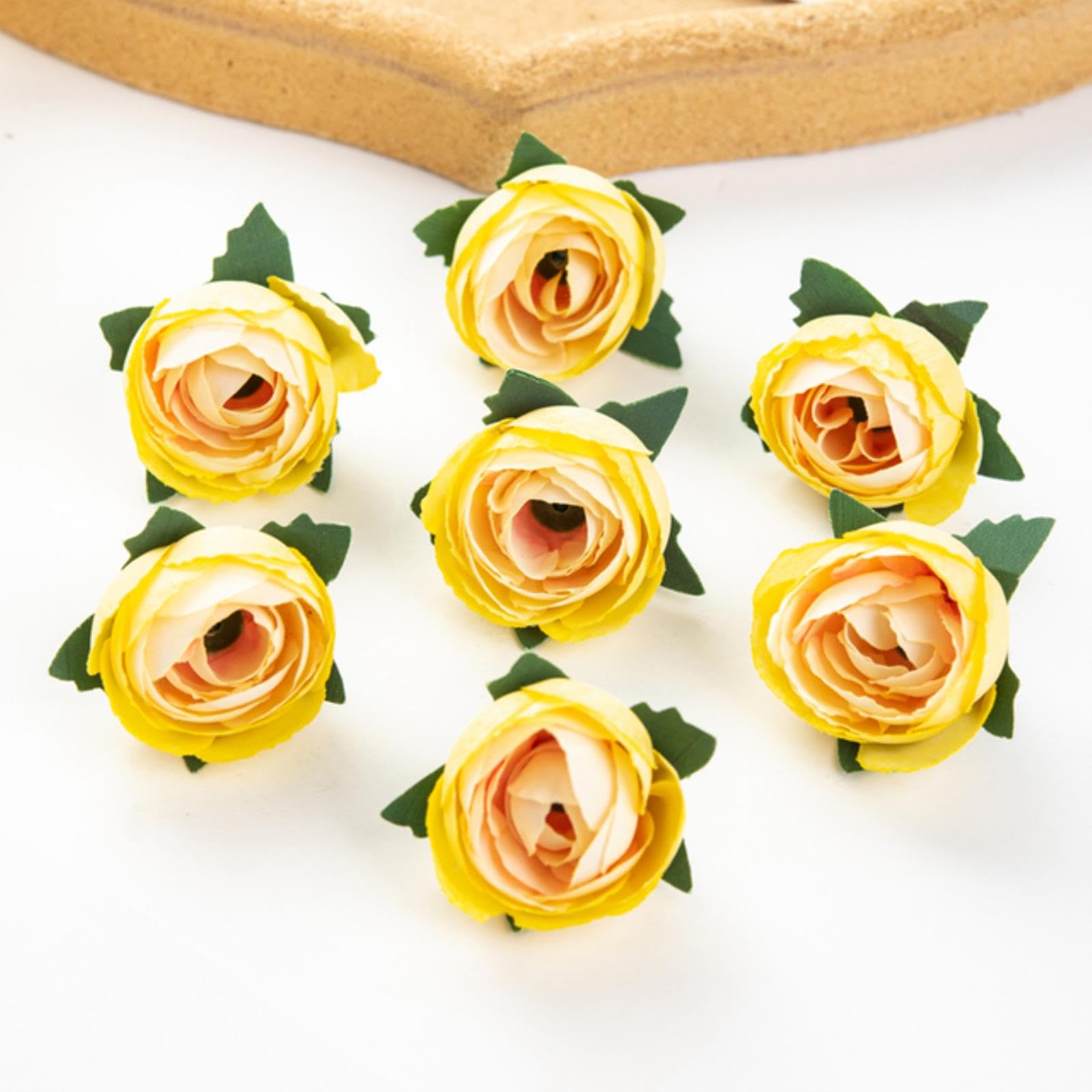 100 Pcs Artificial Flowers Wall Wedding Arch Christmas Decoration for Home Scrapbooking Diy Party Cake Candy Box-color 12