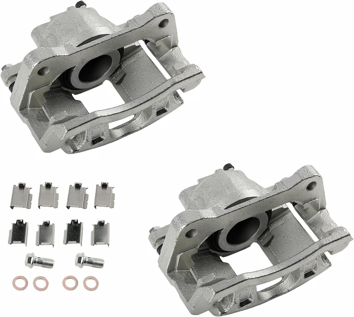 Front Left & Right Brake Calipers Fit for Chrysler Town & Country, Dodge Grand Caravan, Nitro, Jeep Liberty, Wrangler, Ram C/V, Volkswagen Routan 2007-2012 18-B5044 18-B5045