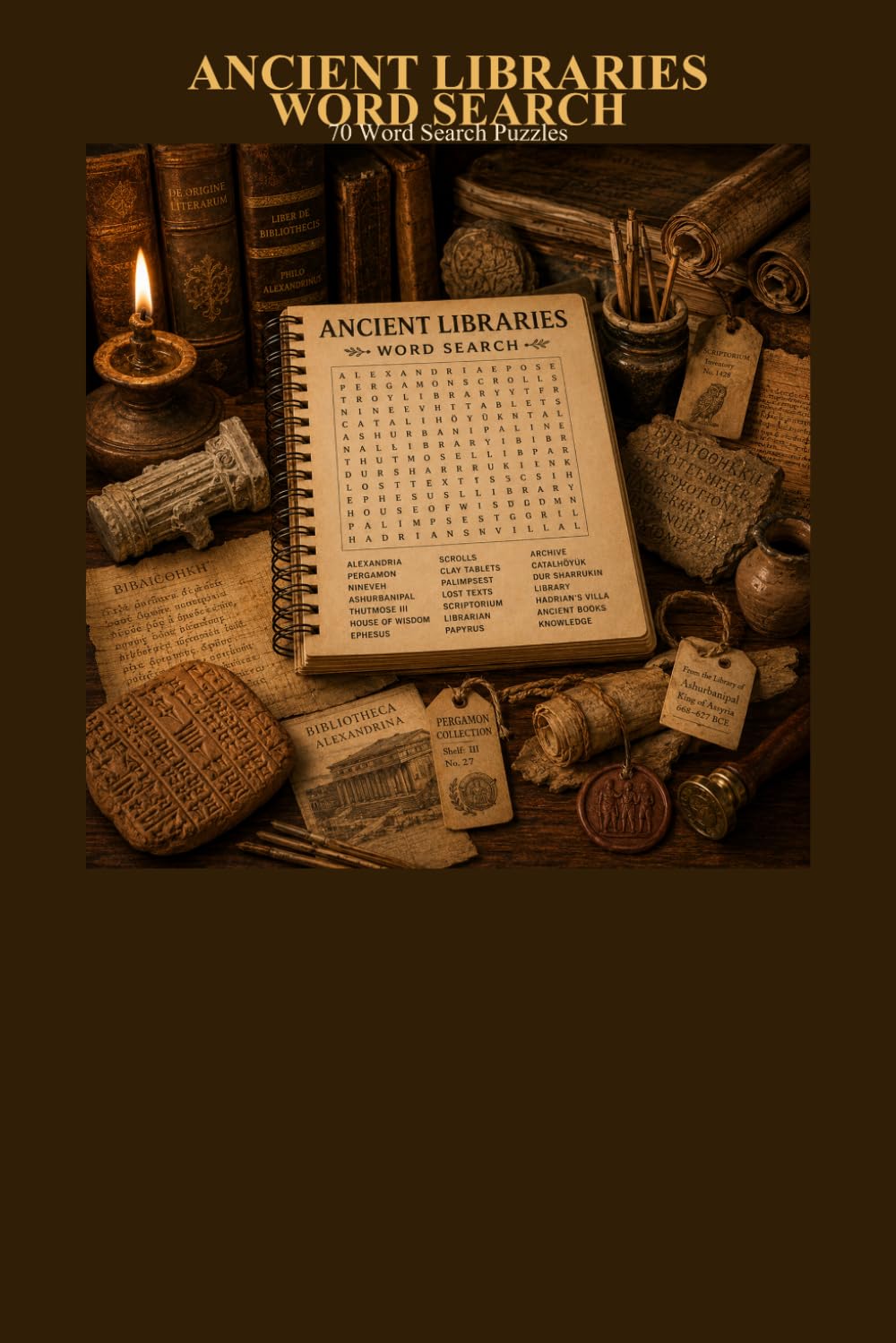 Ancient Libraries Word Search 70 Word Search Puzzles