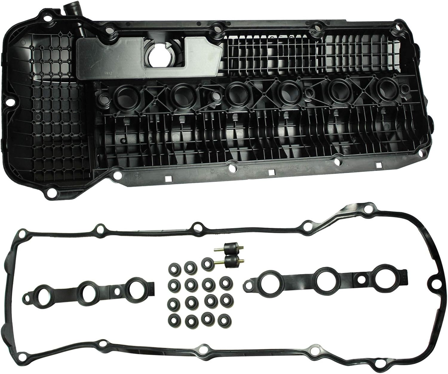 LOSTAR Engine Valve Cover Fits 2002-2006 BMW 320i 325i 525i X3 X5 Z4 2.5L 3.0L 11127512839