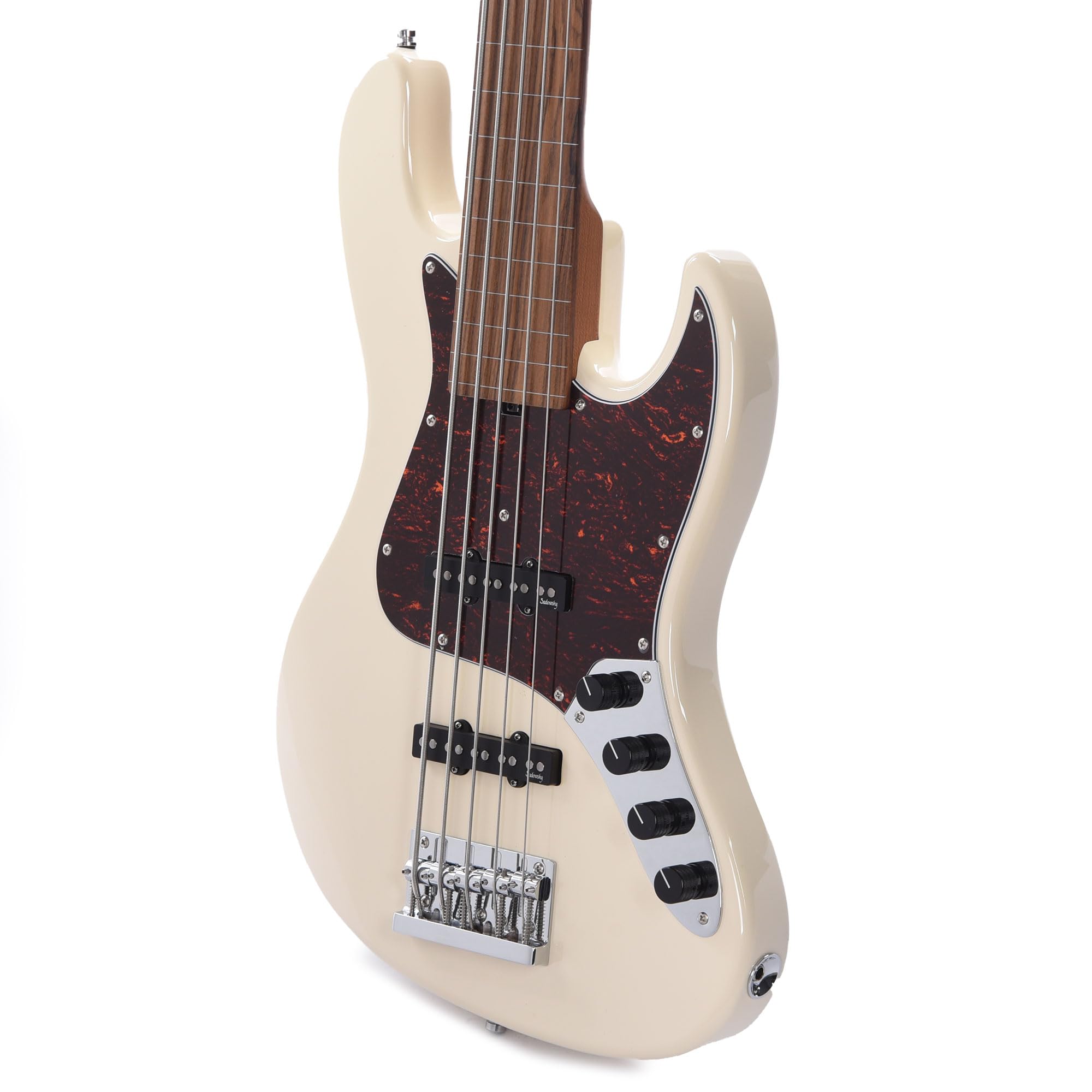 Sadowsky MetroExpress Vintage JJ Bass Fretless, 5-string - Olympic White