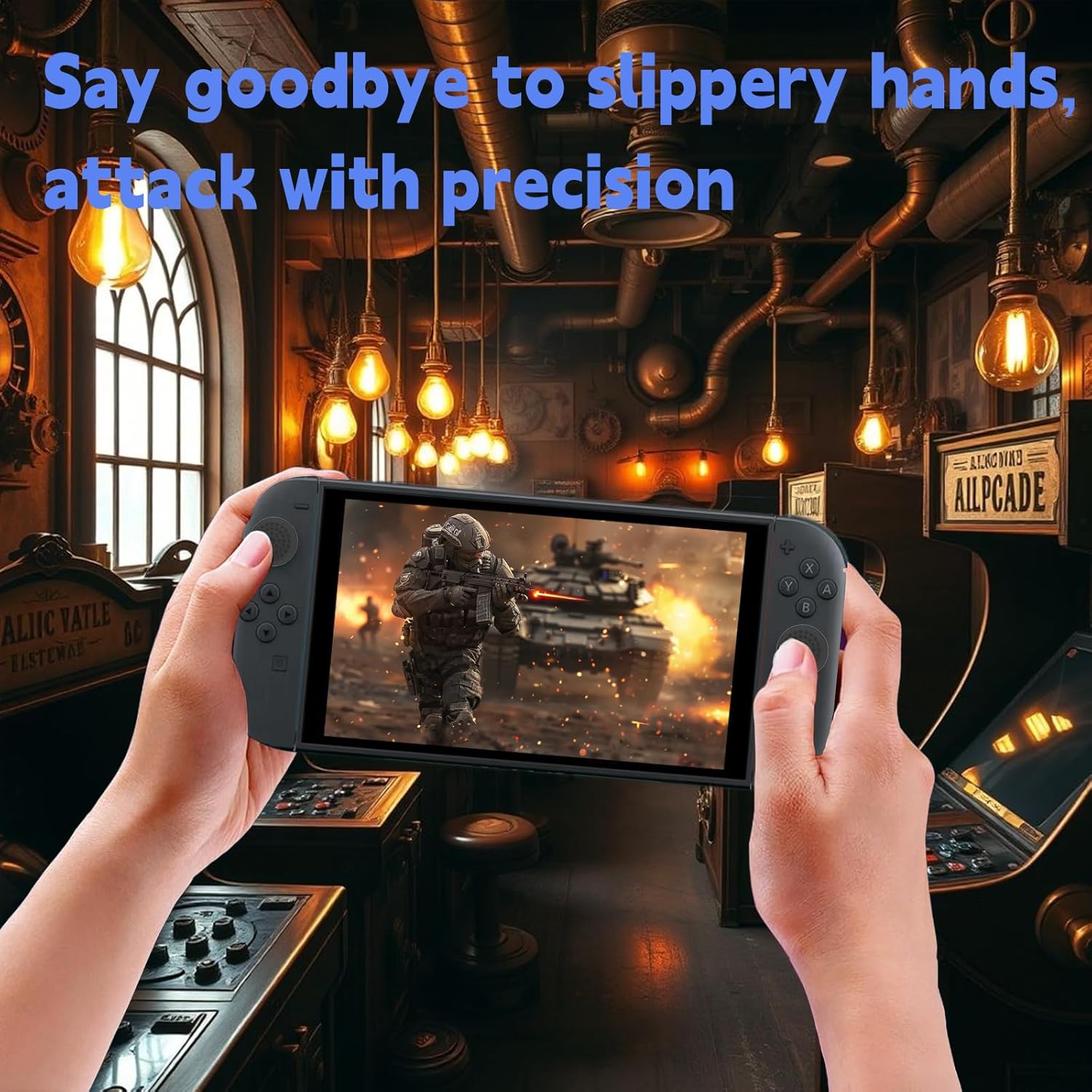 Thumb Grips for Nintendo Switch 2,Thumb Grip Caps for Switch 2,Ergonomic Non-Slip Thumb Grips Improves Control and Prevents Joystick wear.(10-Pack) - Image 4