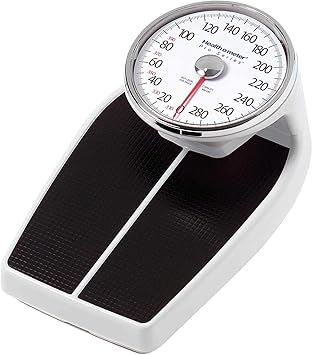Health O Meter Floor Scale 400 x 1lb, 11 x 12-1/2" Platform W/Raised 8" Dial, 160LB