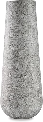 Vista 9 de Signature Design by Ashley Fynn - Jarrón de metal contemporáneo de 17 pulgadas, color marrón antiguo Marrón