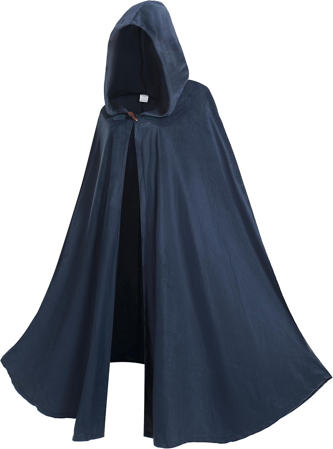 Renaissance Cloak for Men Women,Adult Renaissance Hooded Cape,Medieval Cloak,Women Men Victorian Velvet Cape