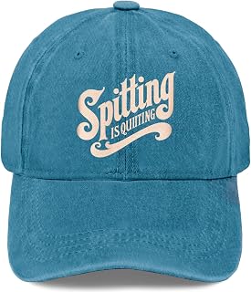 Spitting is quiting Hat Women Dad Hat Funny Gifts for Men