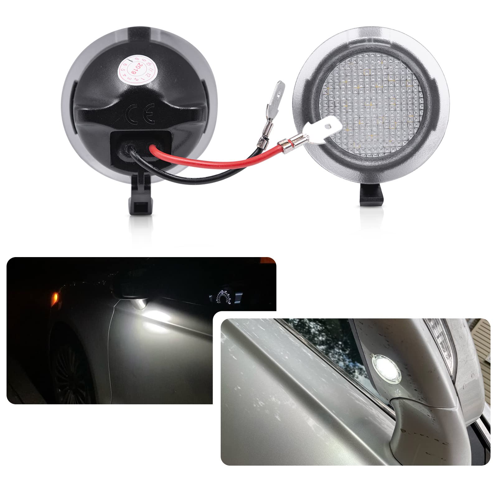 Aramox 1 Paio Specchietto Retrovisore Anteriore Indicatore Luminoso