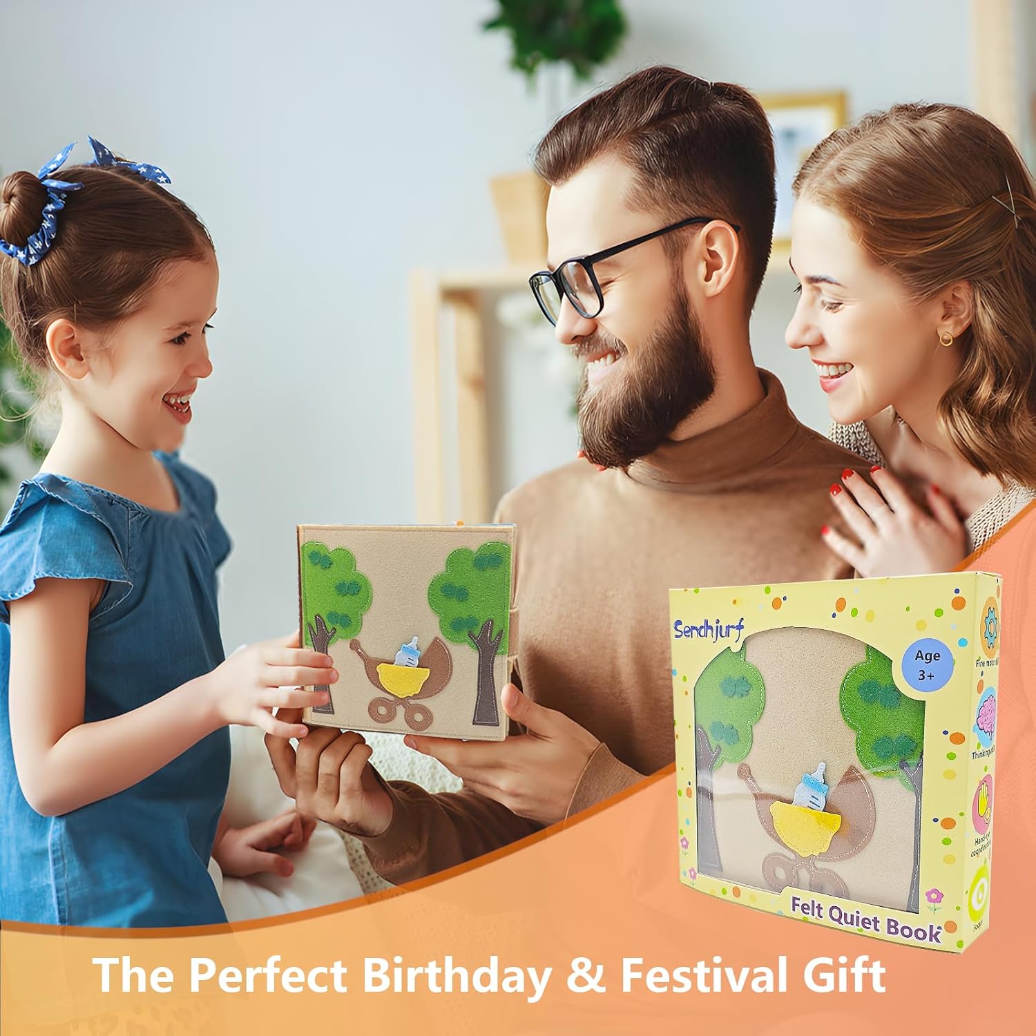 Montessori Busy Book for Toddlers 3-5 Baby Family Quiet Book Activity Learning Travel Toys for Toddlers Ages 3-5-7 Girls Gift - Image 7