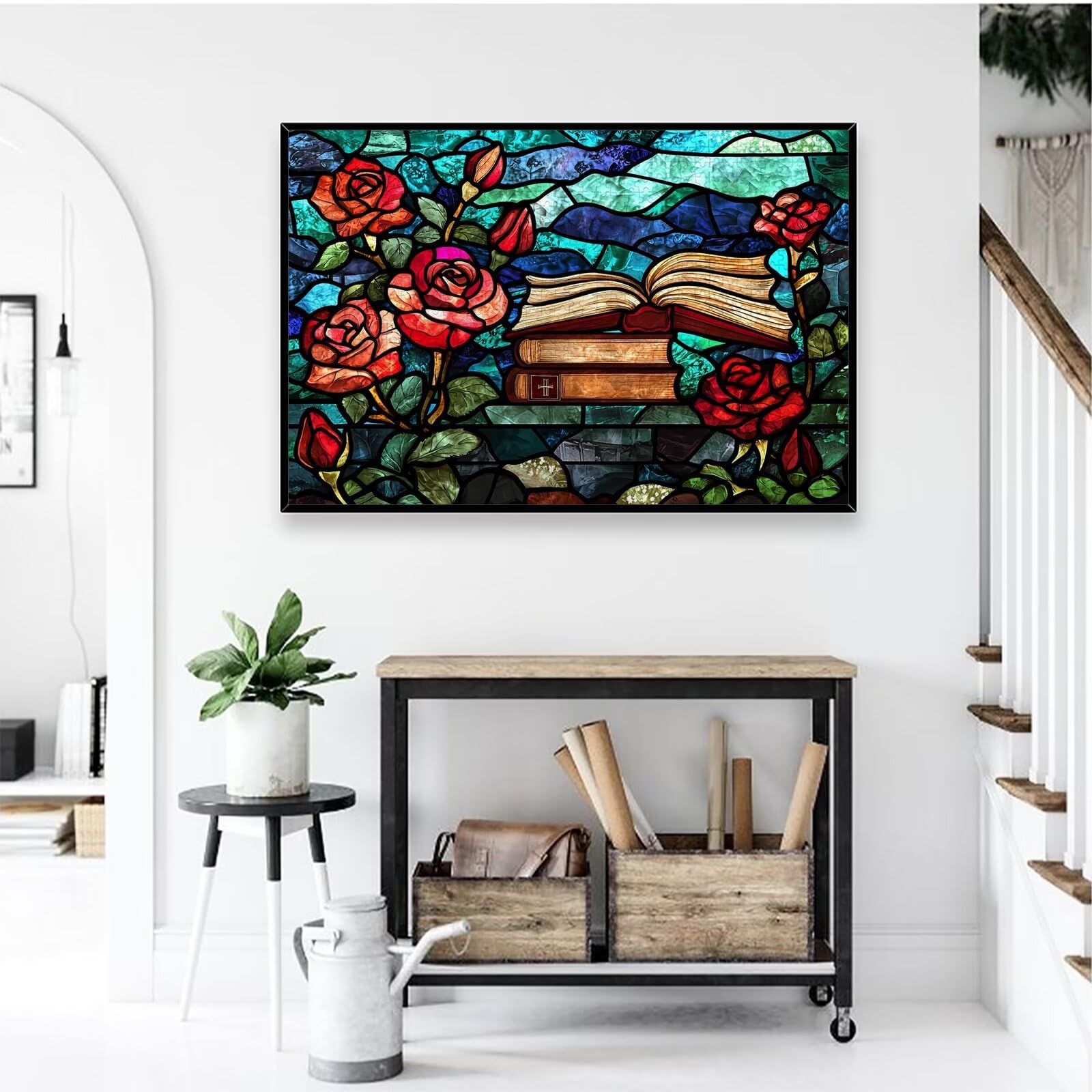 Puzzle de 2000 Piezas para Adultos, Flor Puzzle 2000 Piezas, Iglesia Rompecabezas Adultos con Caja, Medidas: 100x70 cm, Rompecabezas Madera para Toda la Familia, Home Decoration, Regalo Mujer, -3485