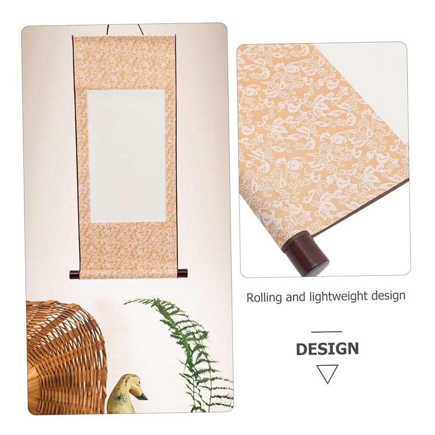 86ha152 真作 翠岩筆 虎図 綿本 捲り 掛軸 本紙1265×395 Amazon.co.jp: Angoily 2個 白紙巻物 絵巻 模造絹紙 二尺三尺