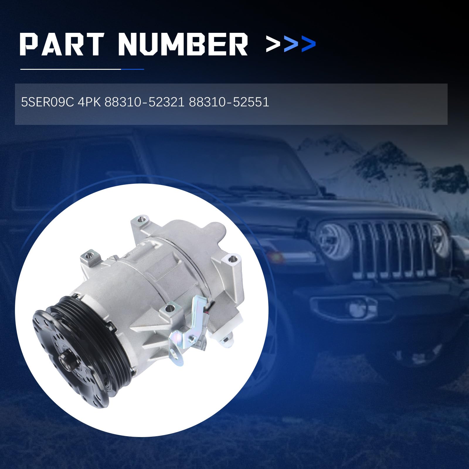 Amazon.com: Zachager 5SER09C 6PK AC Compressor 88310-52321