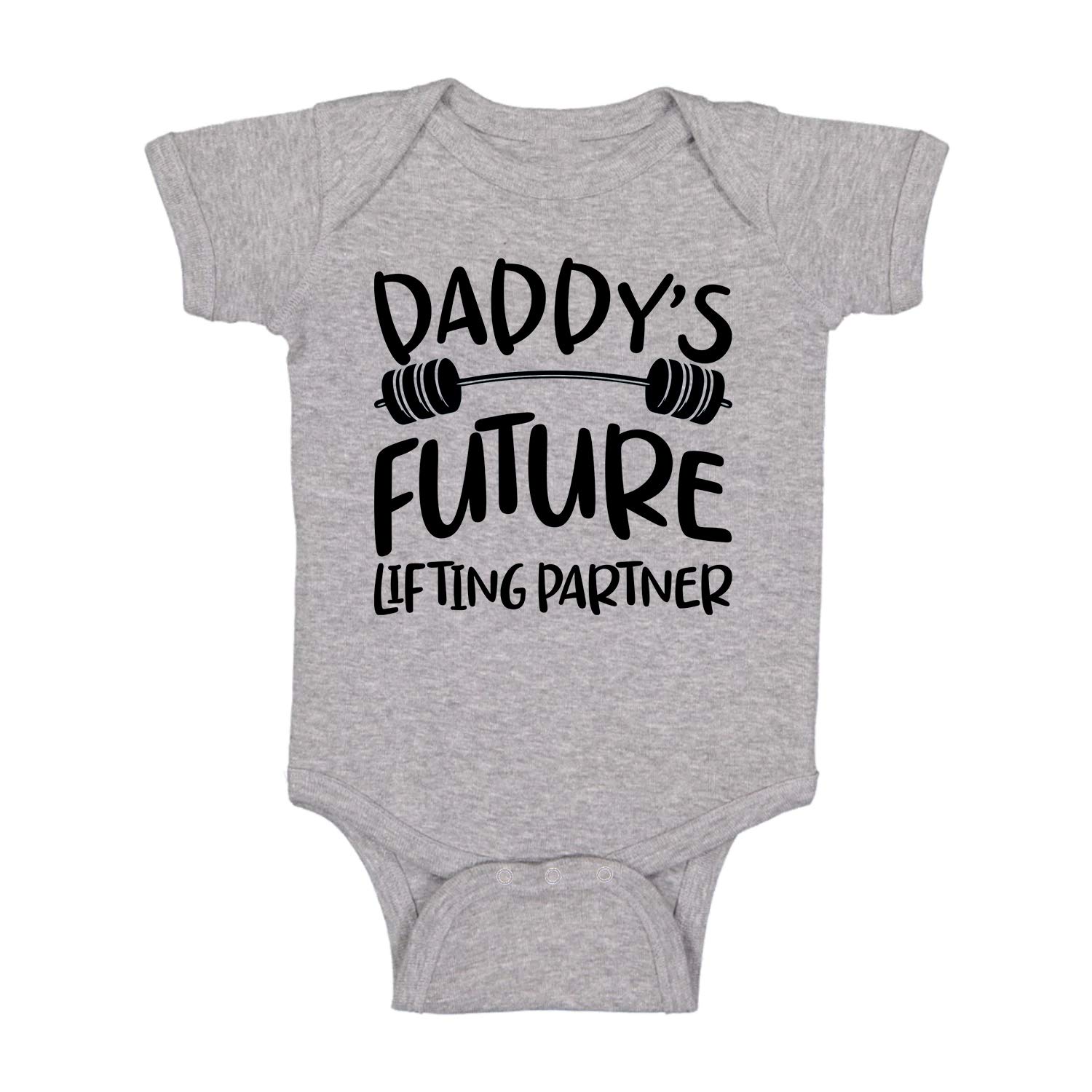 Daddy's Future Lifting Partner - Funny Baby Essentials Bodysuit - Baby Girl Clothes Boy Romper