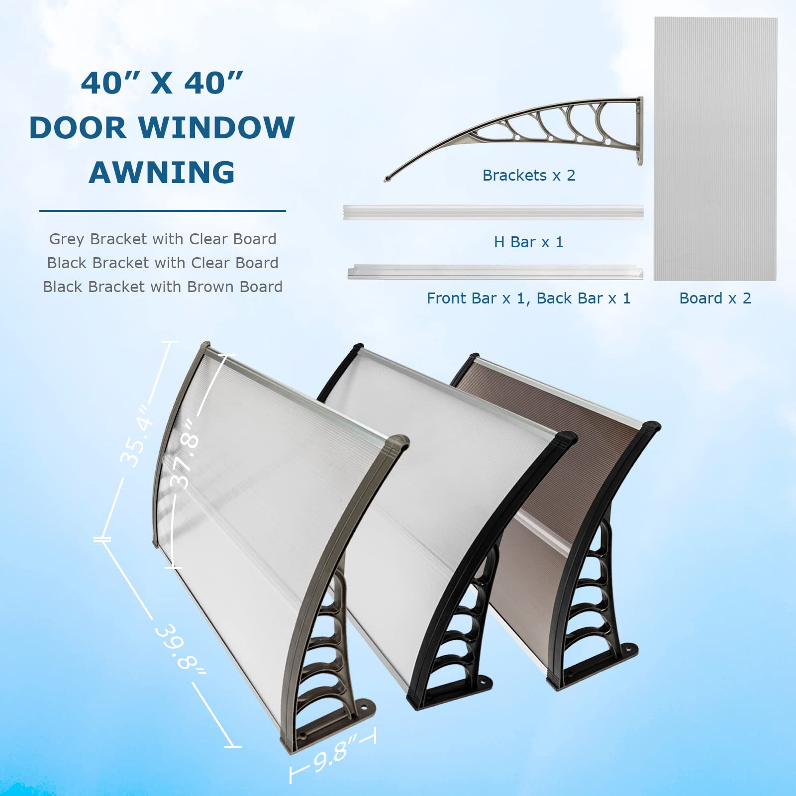 Window Sun Protection Panels Outdoor Door Canopy Protection Outdoor Window Door Awning ...
