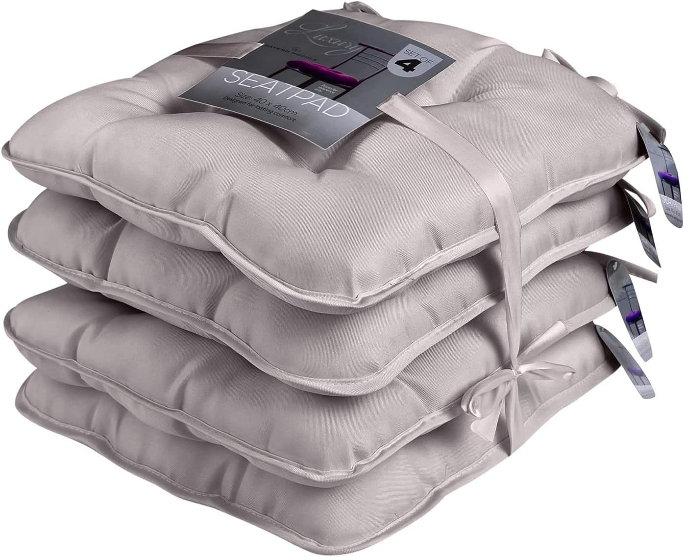 GC GAVENO CAVAILIA 4 Pack Cushion Pads 40 x 40cm Polyester Seat