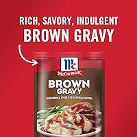 Vista 6 de McCormick - Mezcla de Brown Gravy - Sobre de condimentos, 0.87 onzas, paquete de 24