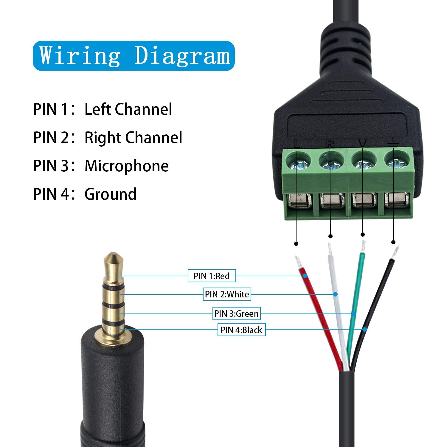 Cavo Audio Jack 3,5 Mm Maschio-Maschio – 1 Metro – Per Collegare Smartphone, PC, Altoparlanti, Stereo