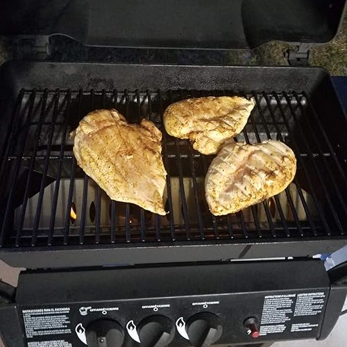 Miniatura 6 de Placa de calor de repuesto para parrilla Broil-Mate 24025HNT 30030HNT y Master Forge 30030MSF, placa de protección térmica de acero inoxidable para