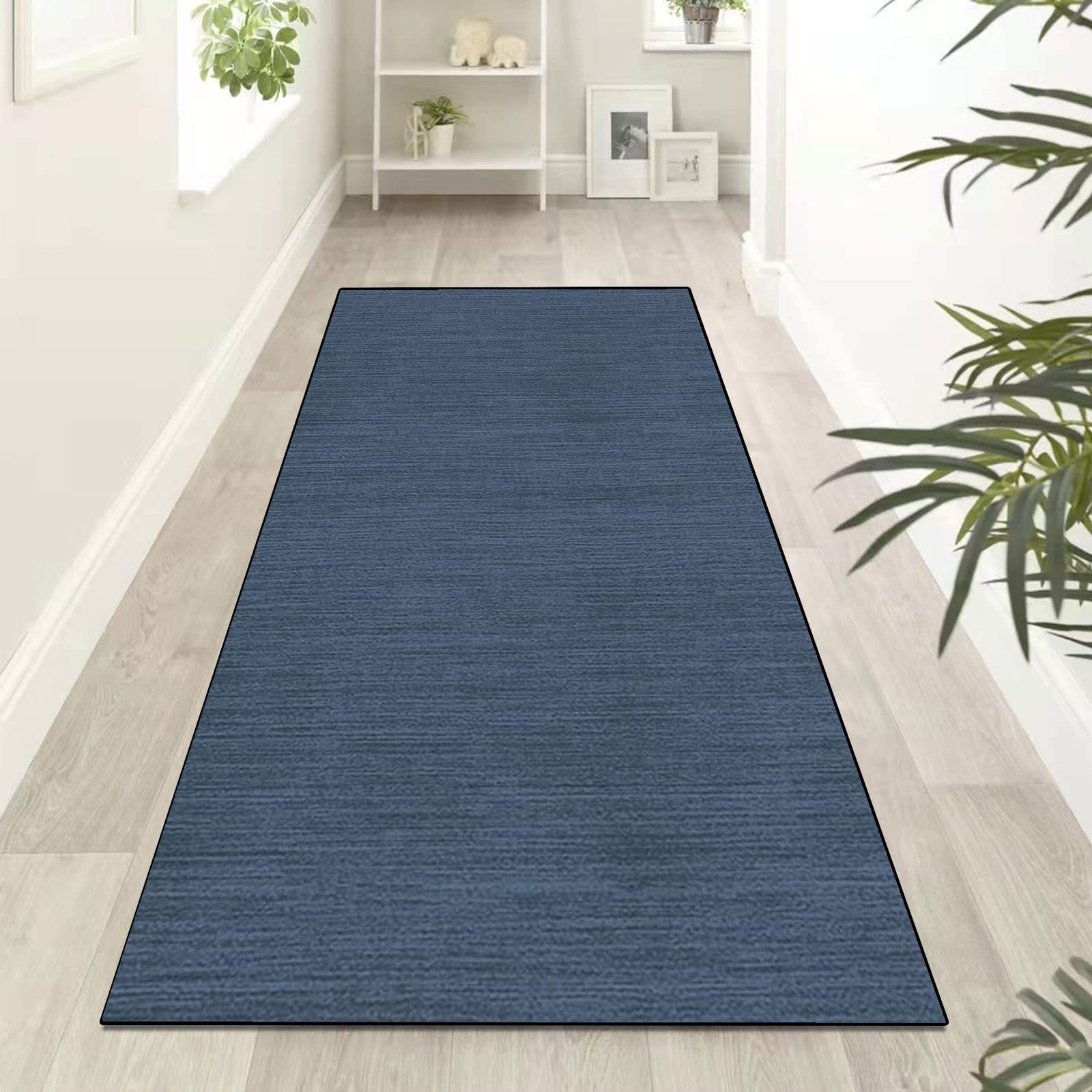 Alfombra de Pasillo de Poliester，Alfombra de Cocina Antideslizante,Alfombra de Pasillo Larga Antideslizante，Lavable con Respaldo de Goma,para Pasillo,Cocina,Entrada,habitación