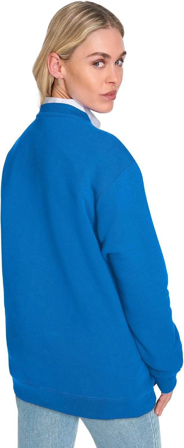 STARTER Women's NFL Arch Stripe Fleece Crewneck Sweatshirt