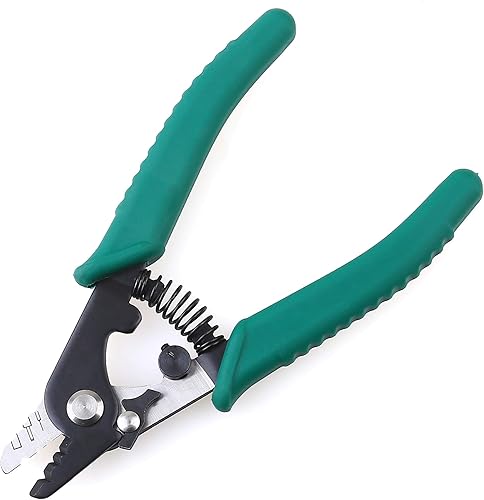 FTTH Herramienta de desmontaje de fibra de tres agujeros alicate de fibra óptica Pelacables