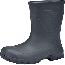 Shoes for Crews Unisex Soft Toe Slip-Resistant Work Boots - EH-Rated, Non-Slip Safety Boots for Men & Women - Ideal for Tradesmen, Foremen & Job site Crews - Bullfrog II