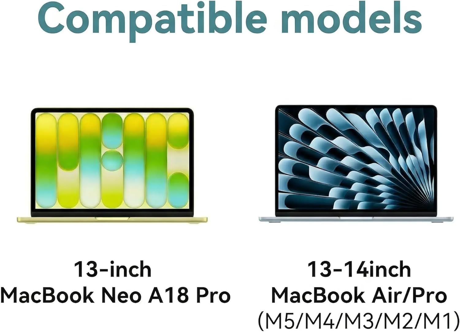 Omnpak for 13.6 inch MacBook Air Case Sleeve Compatible with 13 inch New MacBook Air M5/MacBook Neo A18 Pro, 13-14" Recycled PET Laptop Carrying Case with Handle and Accessory Pocket