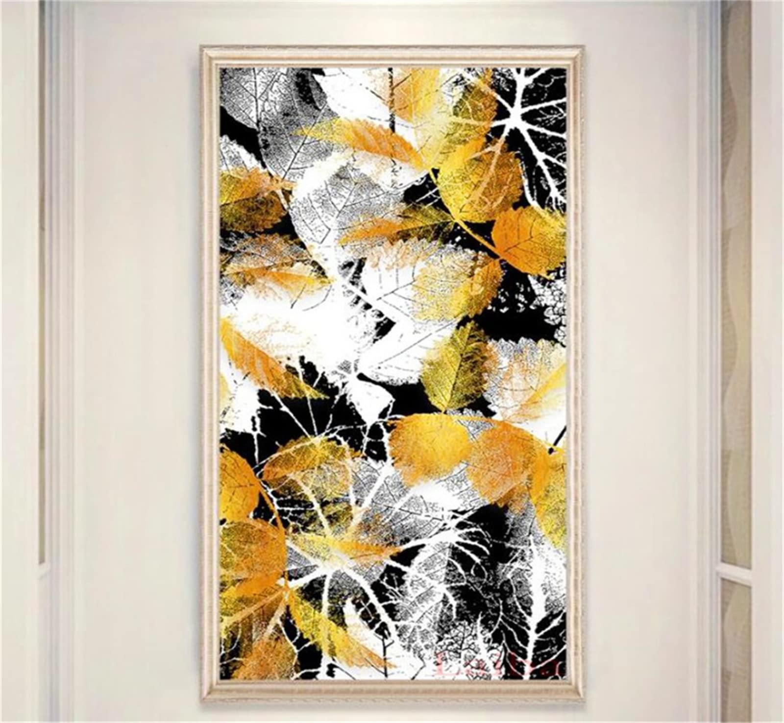 Diamant Painting Bilder Kit Vintage Weiße Blumen - 5D DIY Diamond Art Für Erwachsene