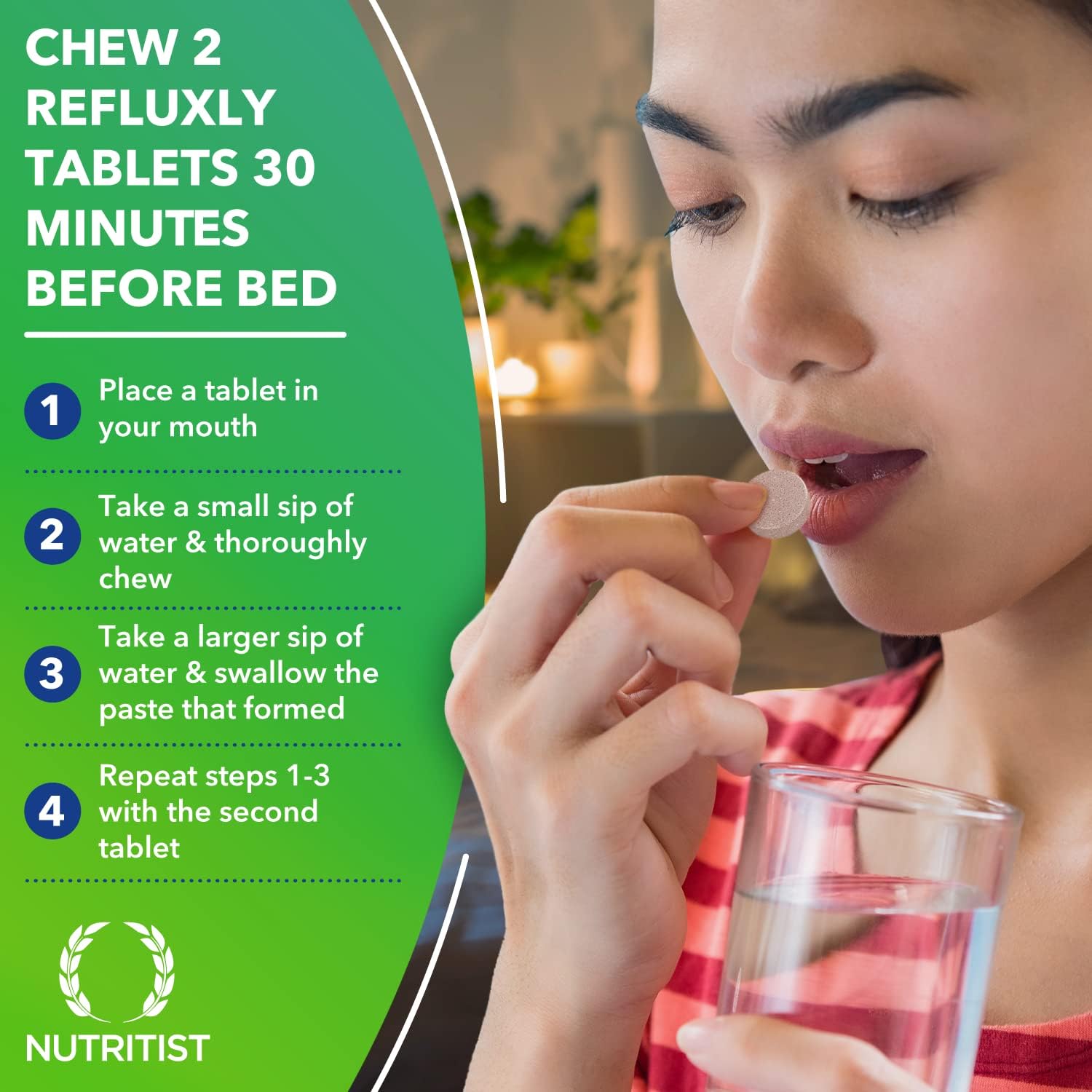 Buy Nutritist Refluxly Sodium Alginate Therapy. Supplement for Help with Heartburn Relief