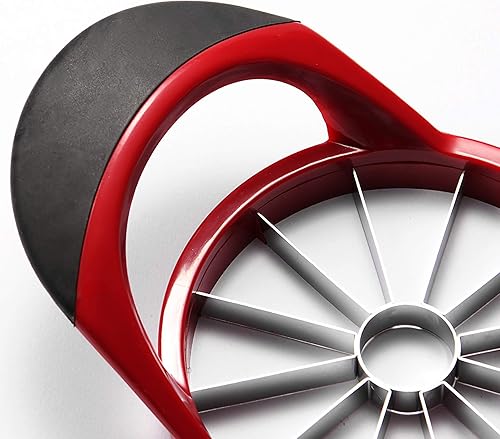 Miniatura 4 de Cortador de manzana de 12 cuchillas, cuchillas de acero inoxidable ultra afiladas, mango ergonómico de plástico, cortador de patatas 3 en 1 para