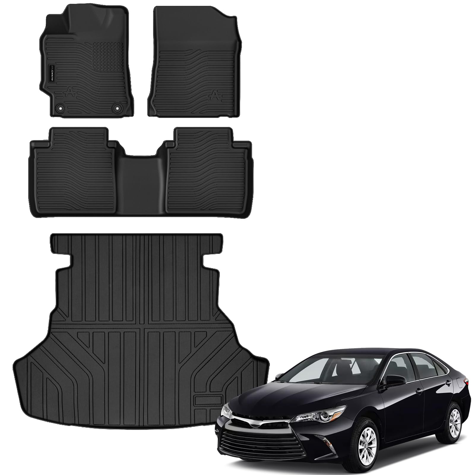 View 1 of ***FACTORY SEALED - OPENED FOR INSPECTION***AUXKO Floor Mats for Toyota Camry 2012-2017 (Gas, Not Hybrid)