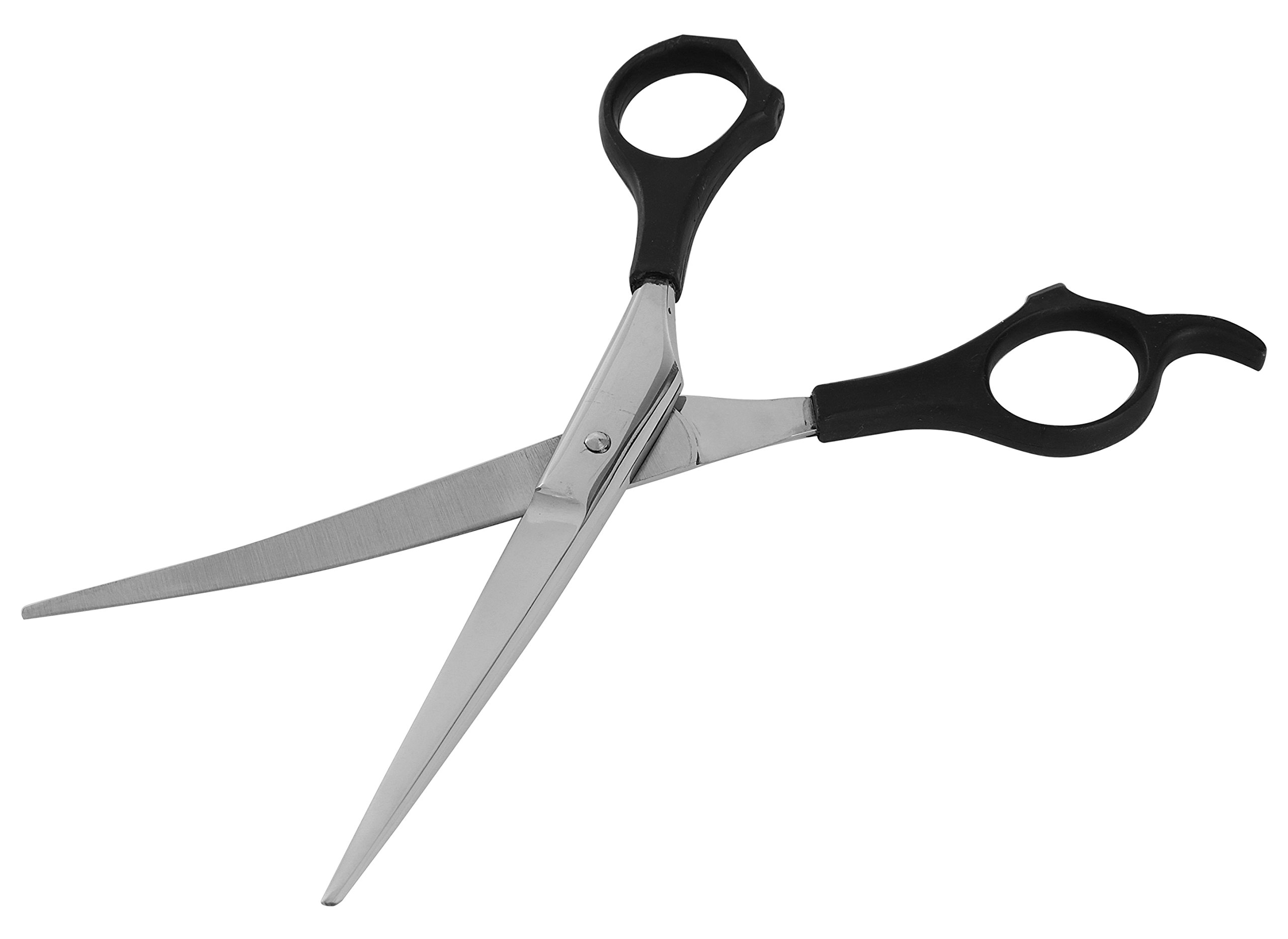 Laazar Tijeras de aseo curvadas para mascotas, tijeras para perros de 19 cm