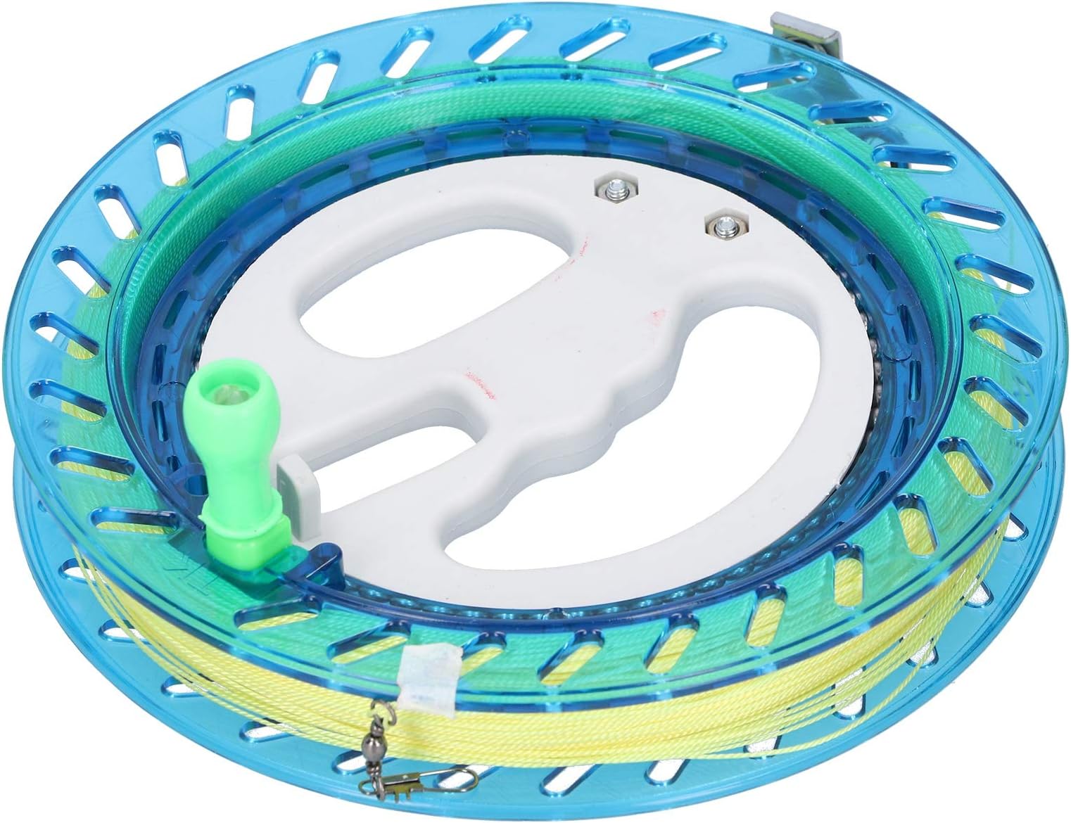 Kite Reel with 200 Meter Line, 18cm Exquisite 656.2ft Lightweight Kite Reel, Blue for Kite Lovers Kites