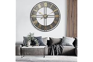 24-Inch Outdoor Wall Clock: A Waterproof Haven for Time