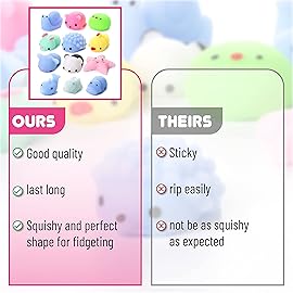 Mr. Pen- Squishy Toys, 12 Pack, Squishies, Squishy, Squishes for Kids, Squishy Toy