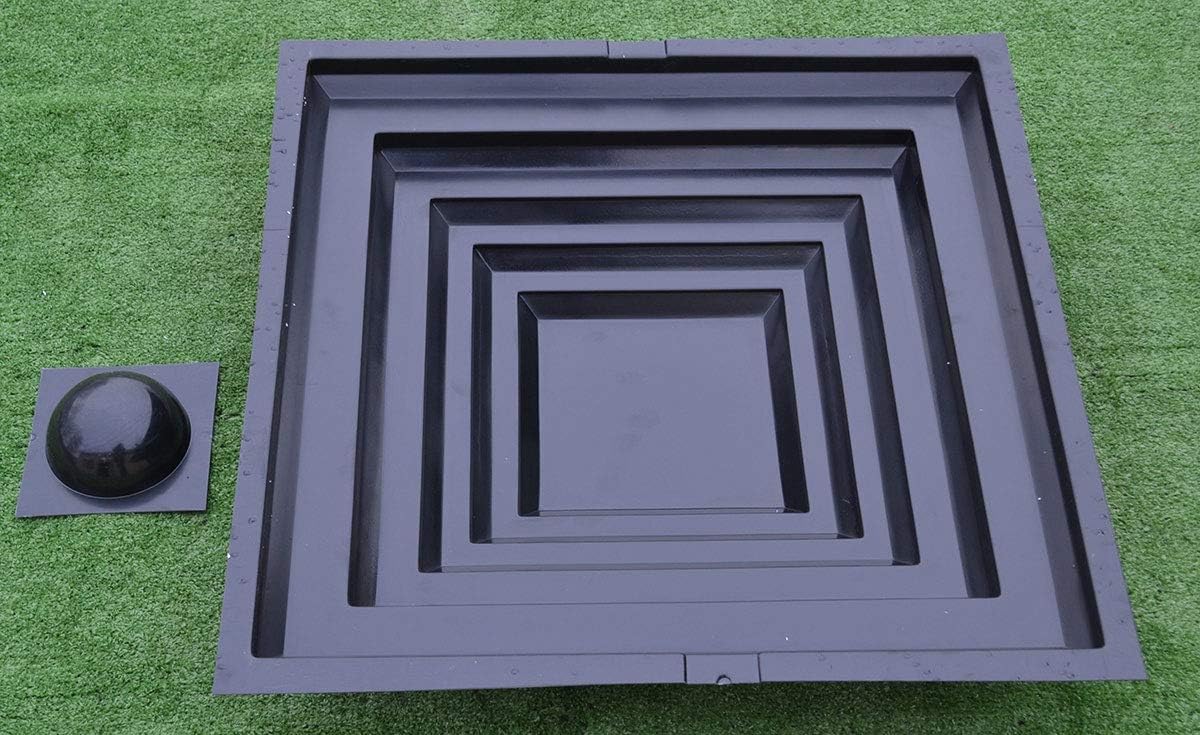 Concrete Mold Pier Caps Fence Capping 21.85 x 21.85 in (555x555mm) ABC Plastic P22