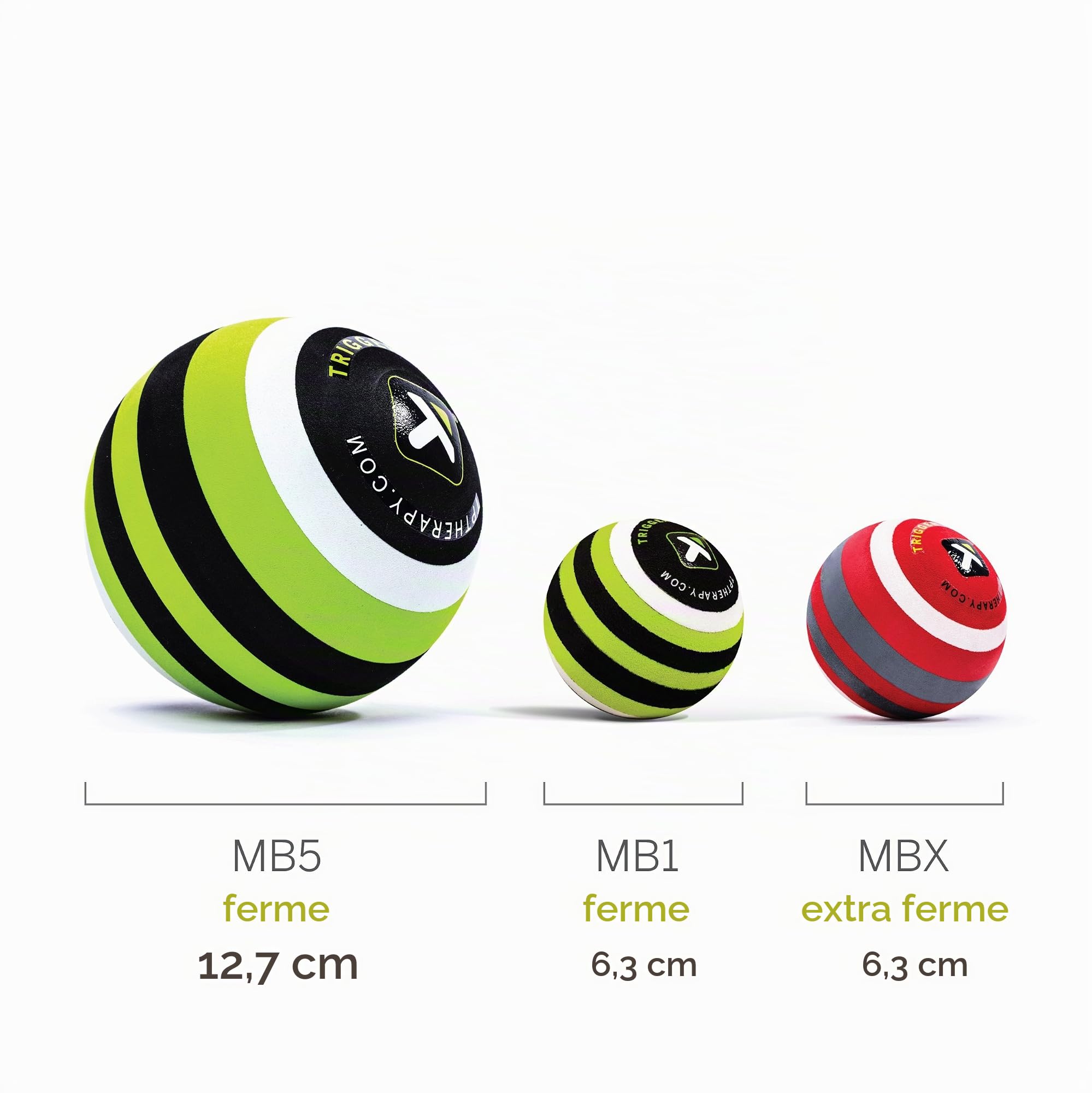 TriggerPoint MB5 Boule de Massage en Mousse,12,7 cm – Soulagement en Profondeur pour Tension Musculaire et Amélioration de la Mobilité,Idéal pour Massage Complet du Corps