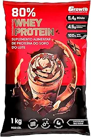 Whey Protein (80% Proteína Concentrado) - (1KG, Chocolate Milk Shake)